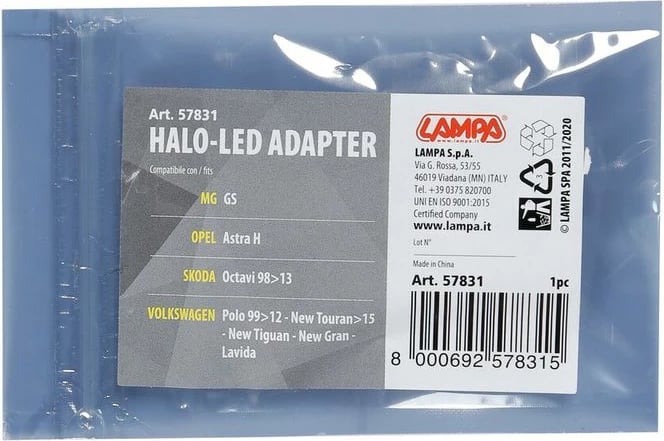 Adapter I Lampes Opel, Skoda, Vw