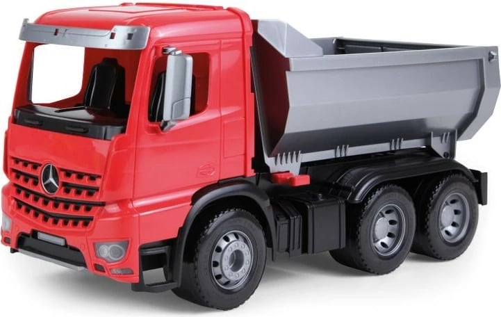 Kamion lodër Lena Worxx Dump Truck Arocs 45 cm, Kuqe/Zi