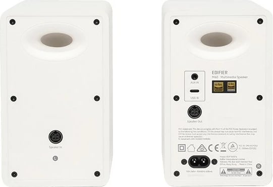Sistem zëri Edifier M60, 66W, Bluetooth 5.3, USB-C, i bardhë