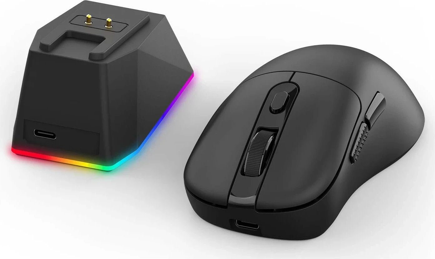 Maus Redragon EBONY, RGB, wireless/wired, 24000 DPI, i zi