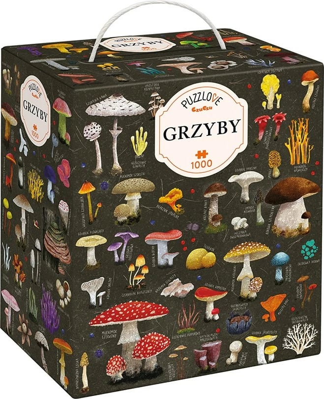 Puzzle CzuCzu Puzzlove Mushrooms 1000 pjesë, 48x68cm