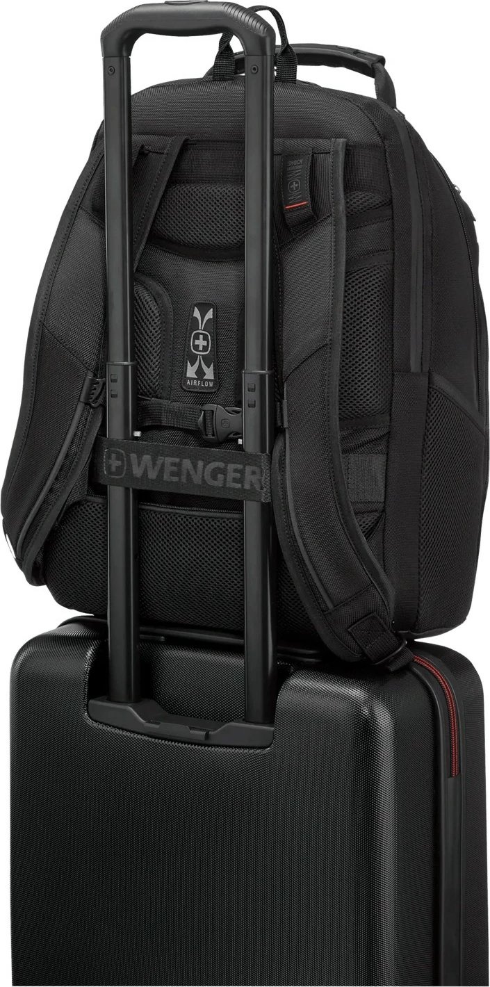 Çantë shpine Wenger Legacy Black Series 16 inç, e zezë