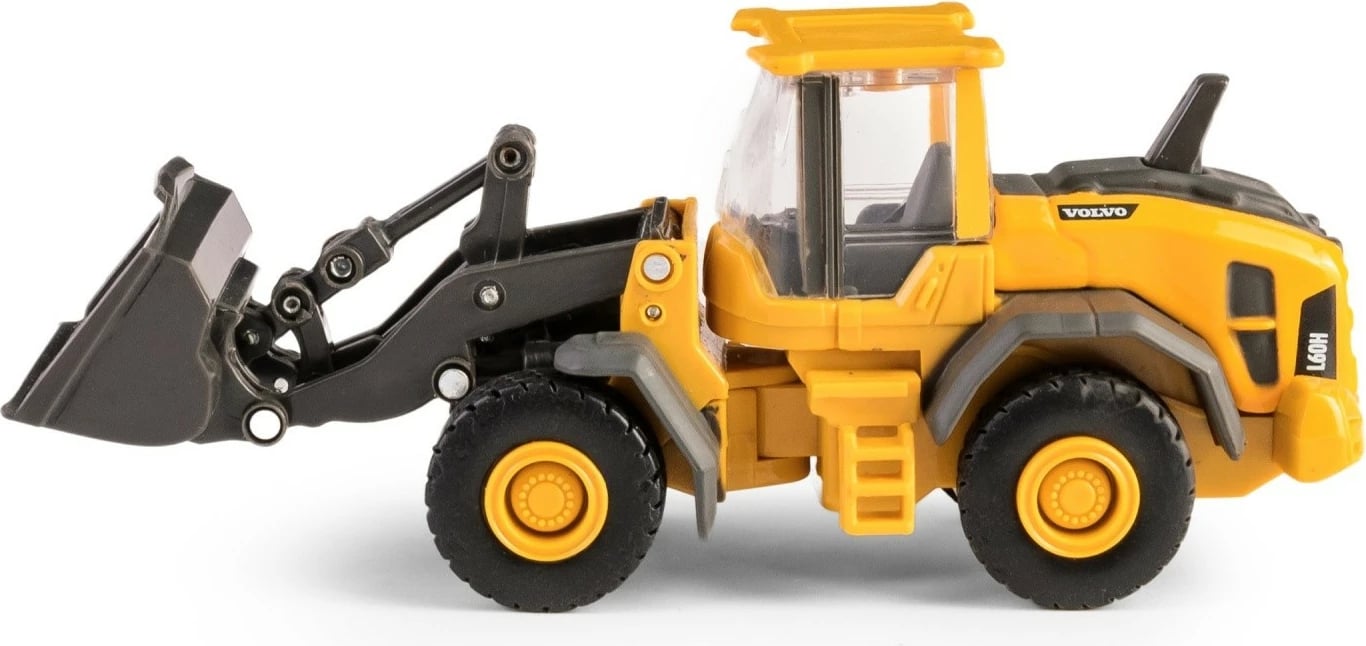 Lodër ngarkues Daffi Volvo Mini L60H, metal dhe plastikë, për djem, e verdhë/gri/zezë
