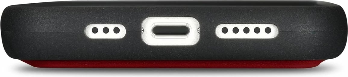 Mbështjellës iCarer Wallet Case 2in1 për iPhone 14 Pro Max, lëkurë, Anti-RFID, e kuqe