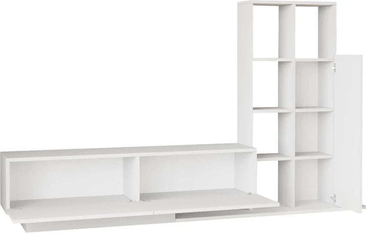 Set dhome dite Damon, ngjyrë e bardhë, 140x29.5x39.5cm