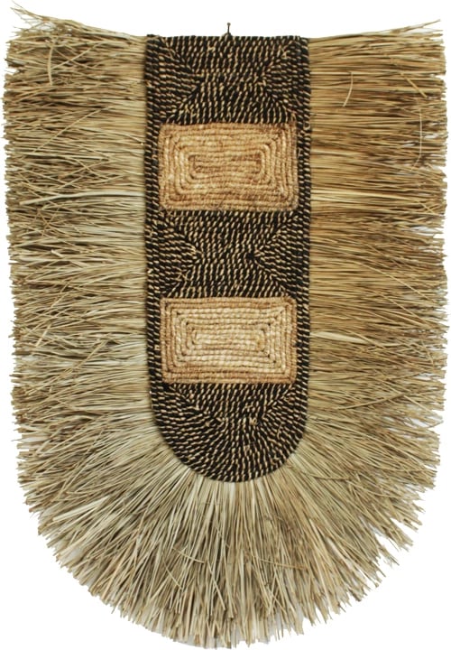 Dekor për mur Baffen I Inart, ngjyrë natyrale, 60x85x10cm