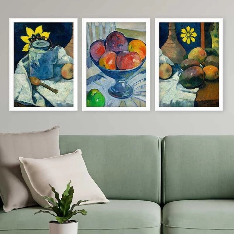 Pikturë dekorative me kornizë (3 copë), Wallity, 3BC_UN1233904 _3545