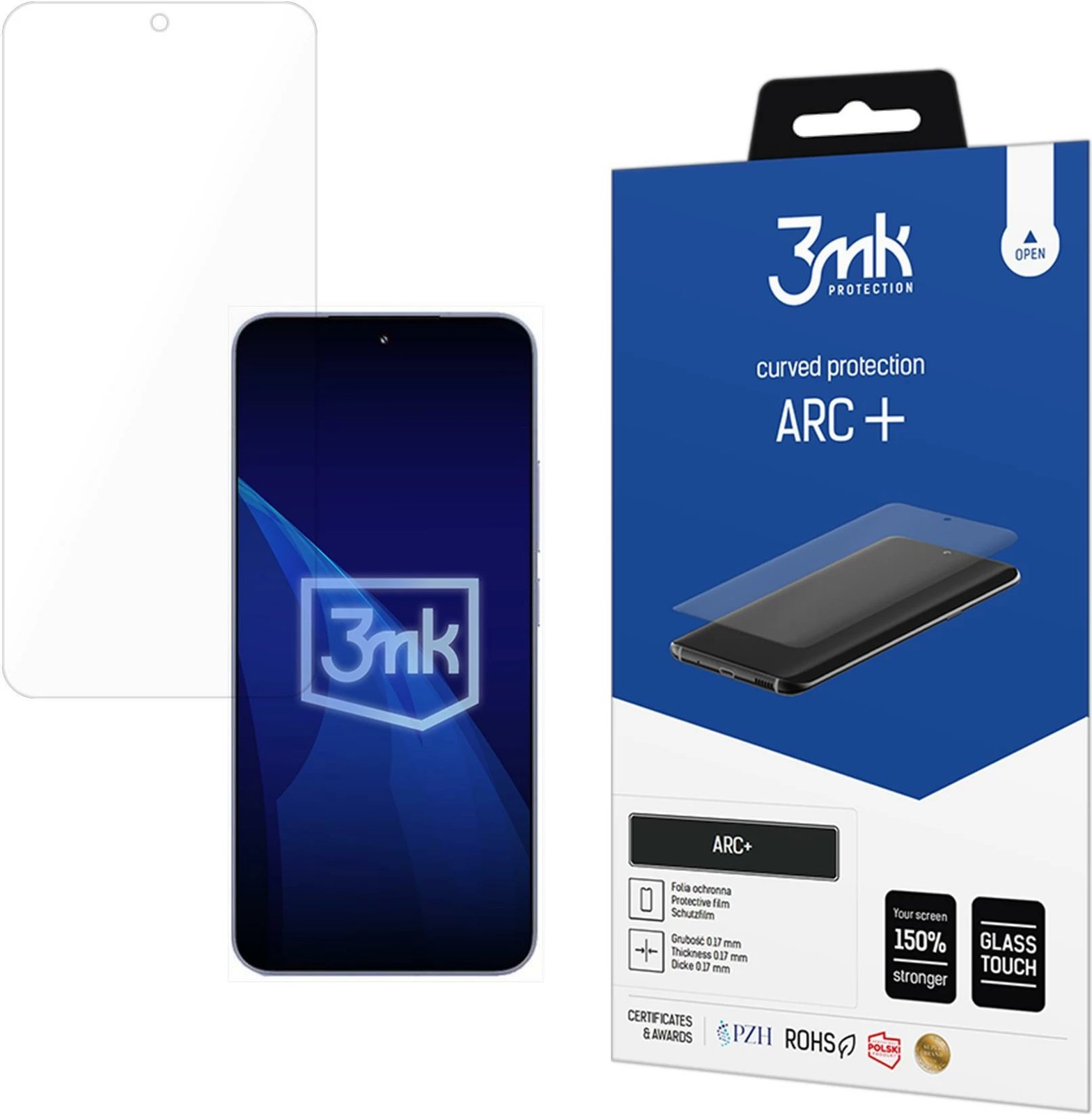 Folje mbrojtëse për ekran, 3mk Protection ARC+ për Xiaomi 15, TPU, transparente