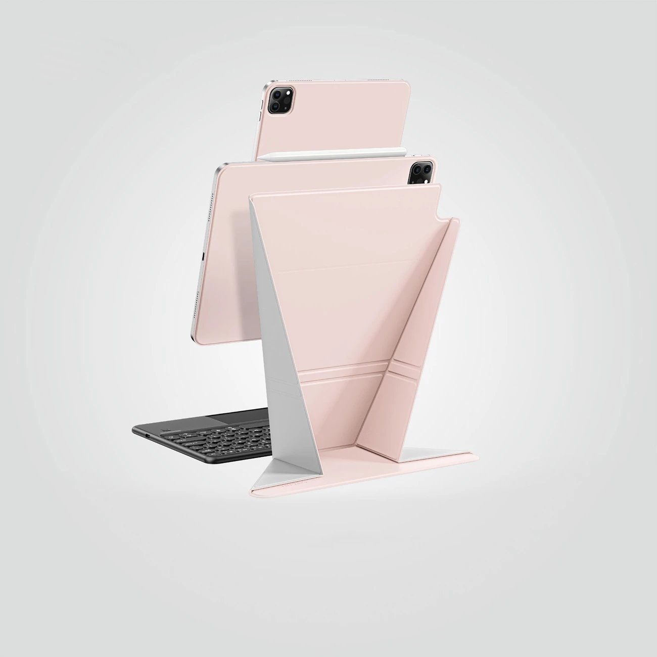 Mbështjellës tablet AmazingThing Matte Pro Mag Folio me stand për iPad Air 11" M3 (2025), rozë
