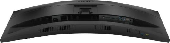 Monitor i lakuar AOC CU34E4CV 34'' WQHD 3440x1440 120Hz VA HDR10 USB-C 90W KVM HDMIx2 DP RJ45 Altoparlantë, i zi