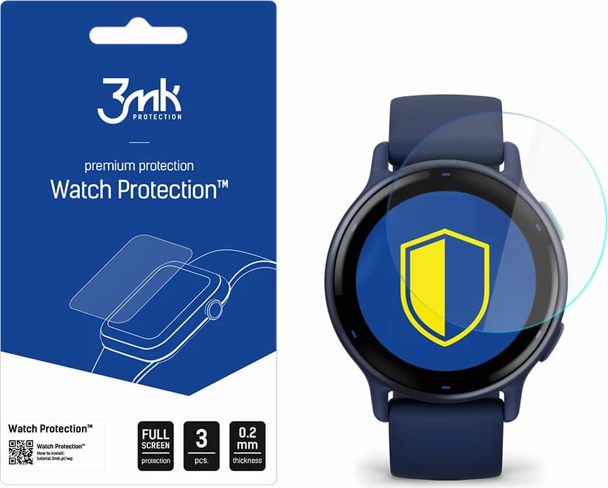 Film mbrojtës për orë Garmin Vivoactive 5, 3mk Protection, 3 copë