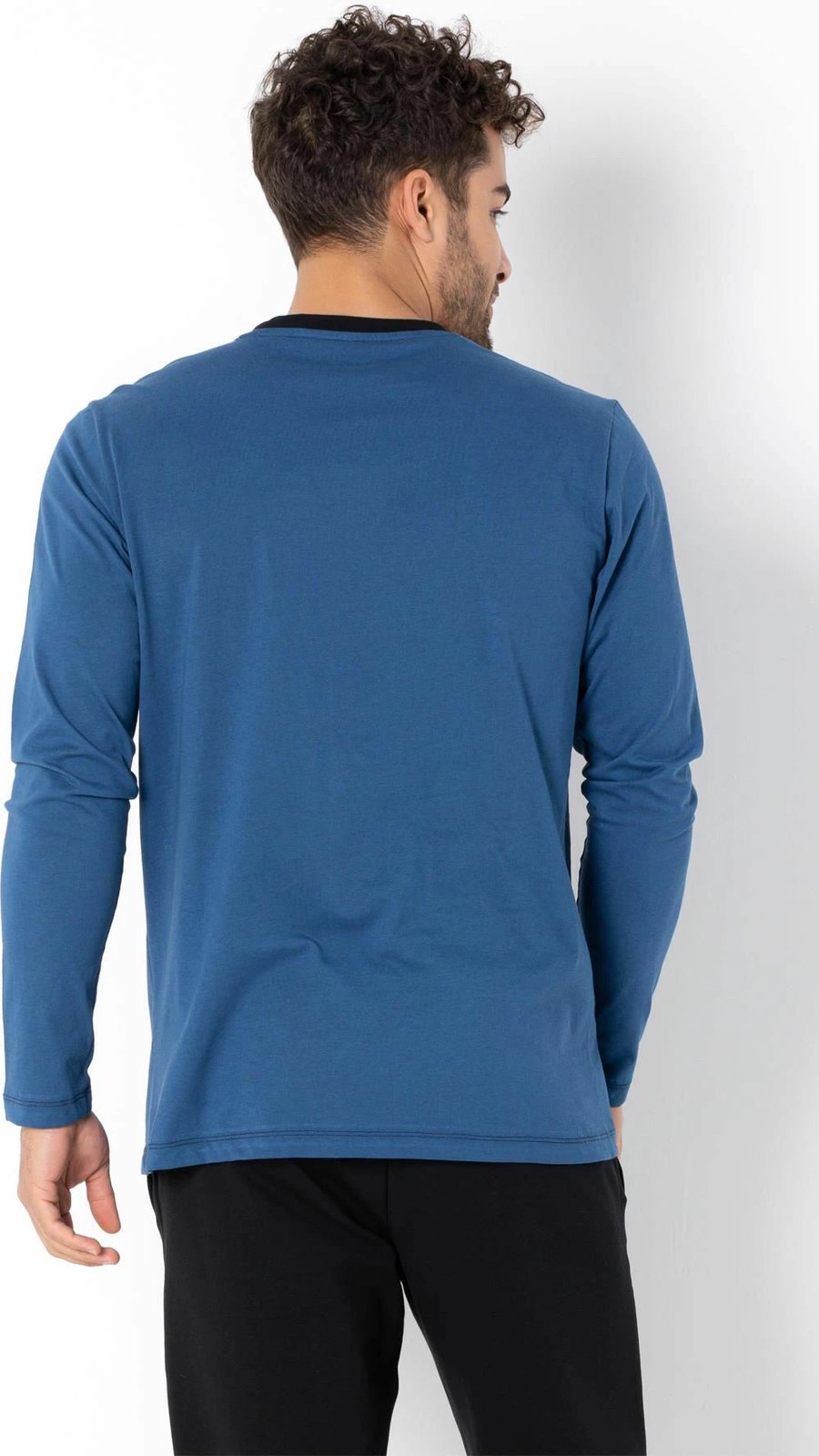 Pizhama për burra Jumeon, 002-000691, blu, e zezë