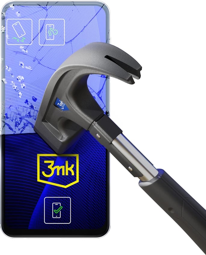 Mbrojtës ekrani FlexibleGlass 3mk për Samsung Galaxy S23+, transparent