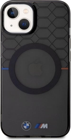 Mbështjellës BMW Pattern MagSafe për iPhone 14 6.1", Gri