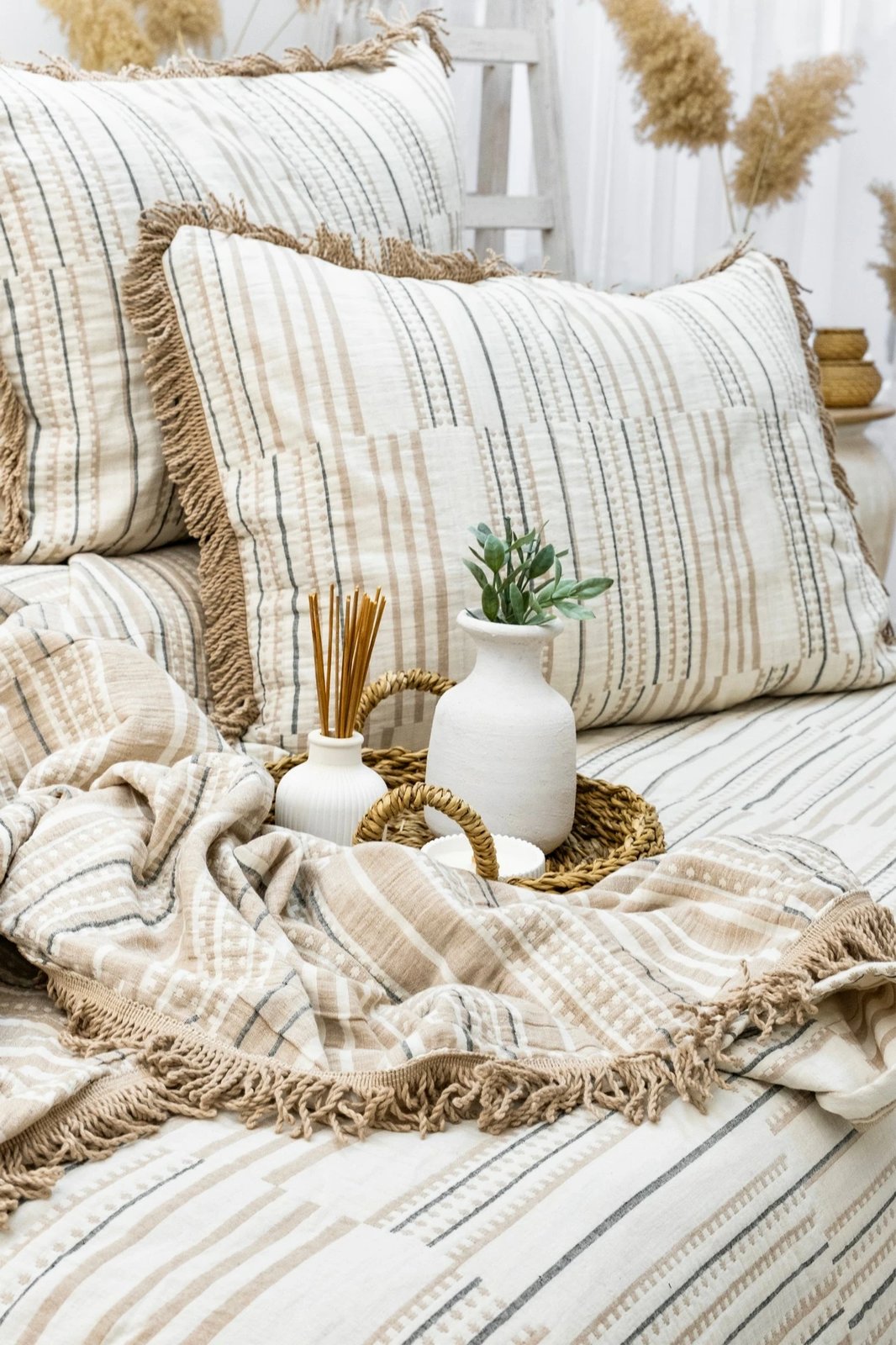 Set pique dopio L'essentiel, ngjyrë bezhë, Lia