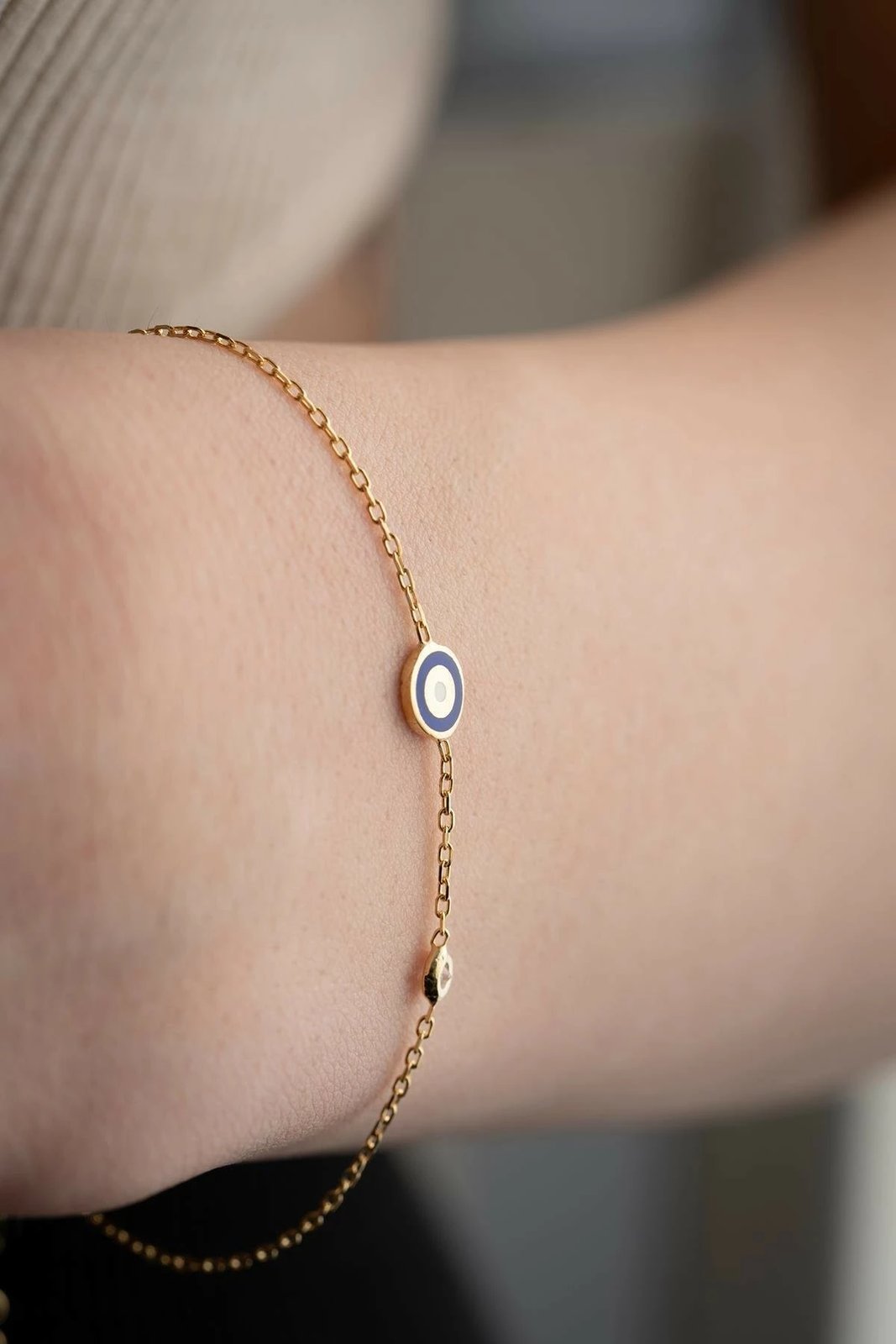 Byzylyk argjendi Jumeon, NRZ999640, ngjyrë ari, kaltër e bardhë