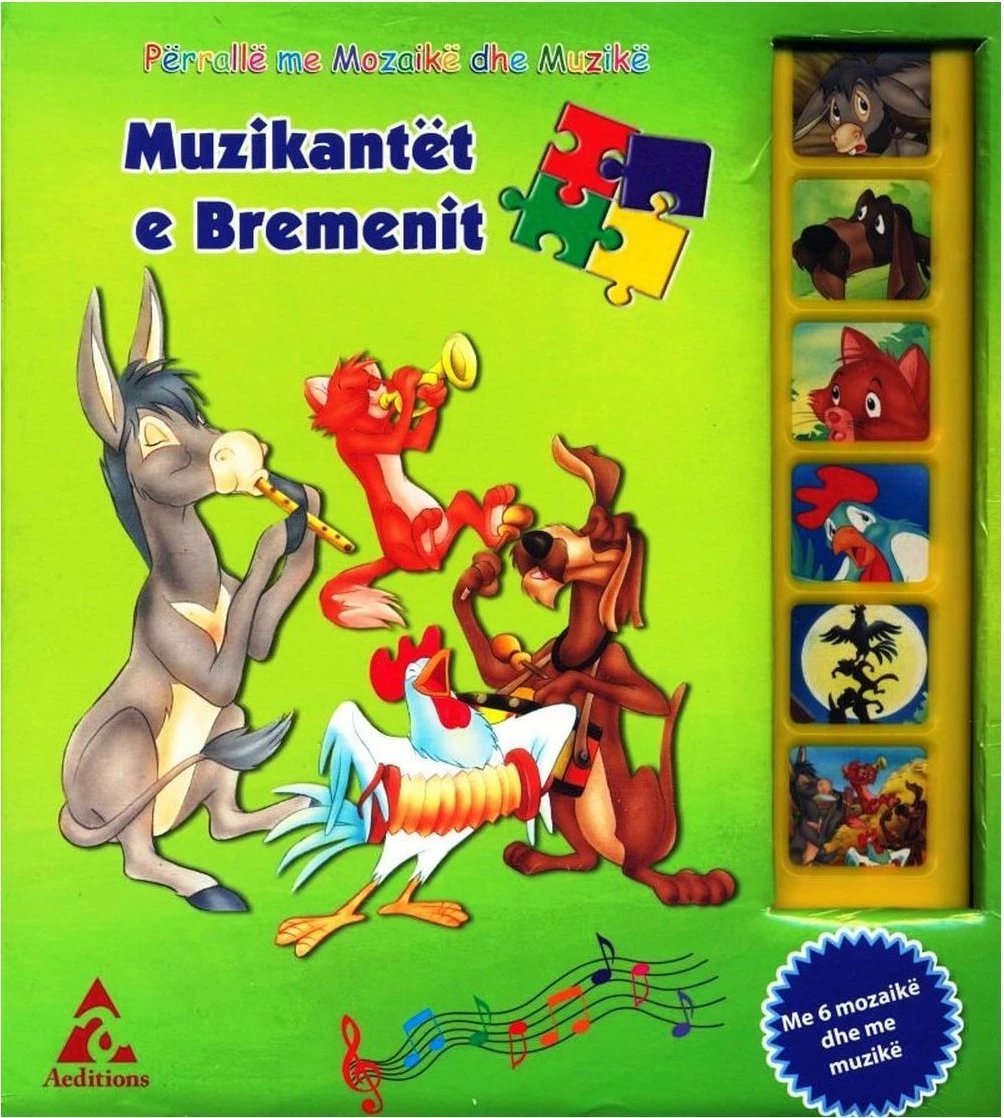 Muzikantet E Bremenit  Mozaike & Muzike  + Cd