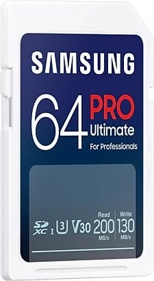 Kartelë memorie Samsung PRO Ultimate 64GB SDXC UHS-I, 200MB/s, e bardhë