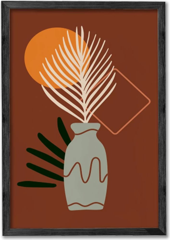 Pikturë dekorative me kornizë (3 copë), Wallity, Ersy3Syhcrv22