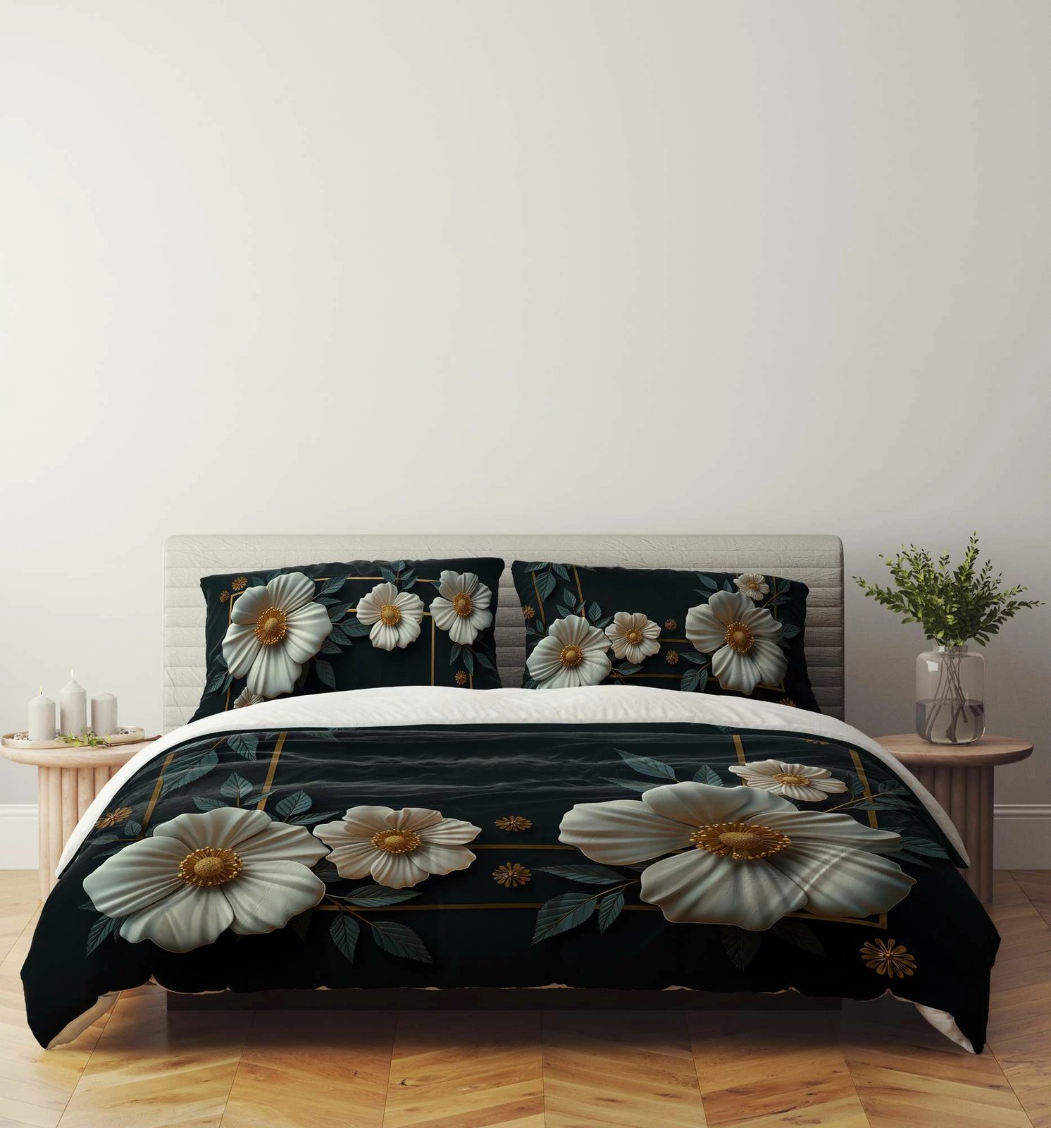 Set mbulesë për jorgan Super King, L'essentiel, shumëngjyrësh, FLW_DVT25-22