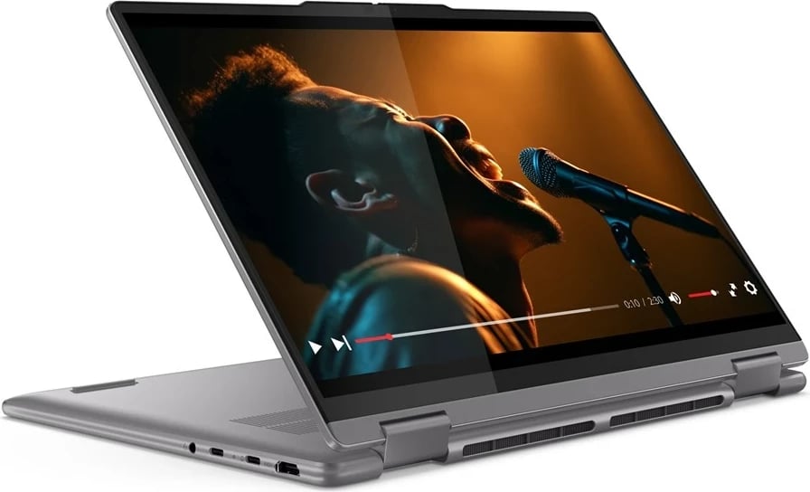 Laptop Lenovo 7 2-in-1, AMD Ryzen 5 8640HS, 14" Touch, 16 GB RAM, 1 TB SSD, Arctic Grey me çantë shpine