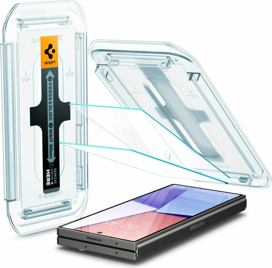 Xham i temperuar Spigen Glas.tR EZ Fit për Samsung Galaxy Z Fold 6, 2 copë
