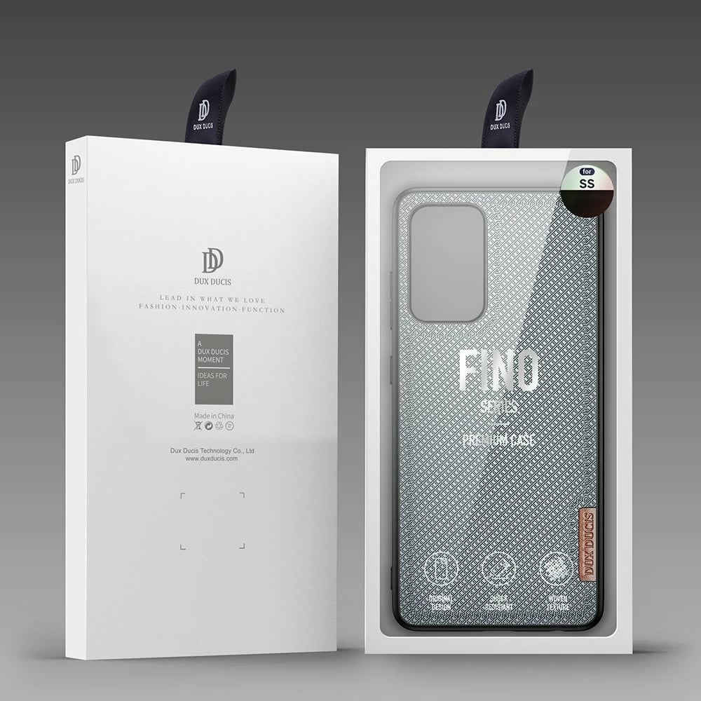 Mbështjellës Dux Ducis Fino për Samsung Galaxy A72, najlon, Gri