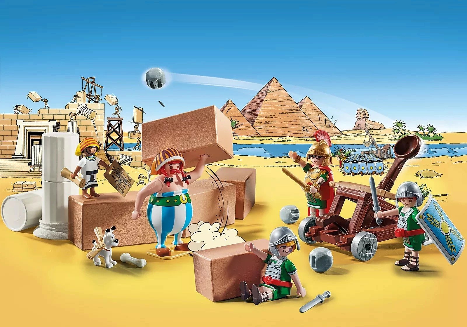 Set lodrash Playmobil Asterix 71268 Numerobis and the Palace Battle, 56 pjesë