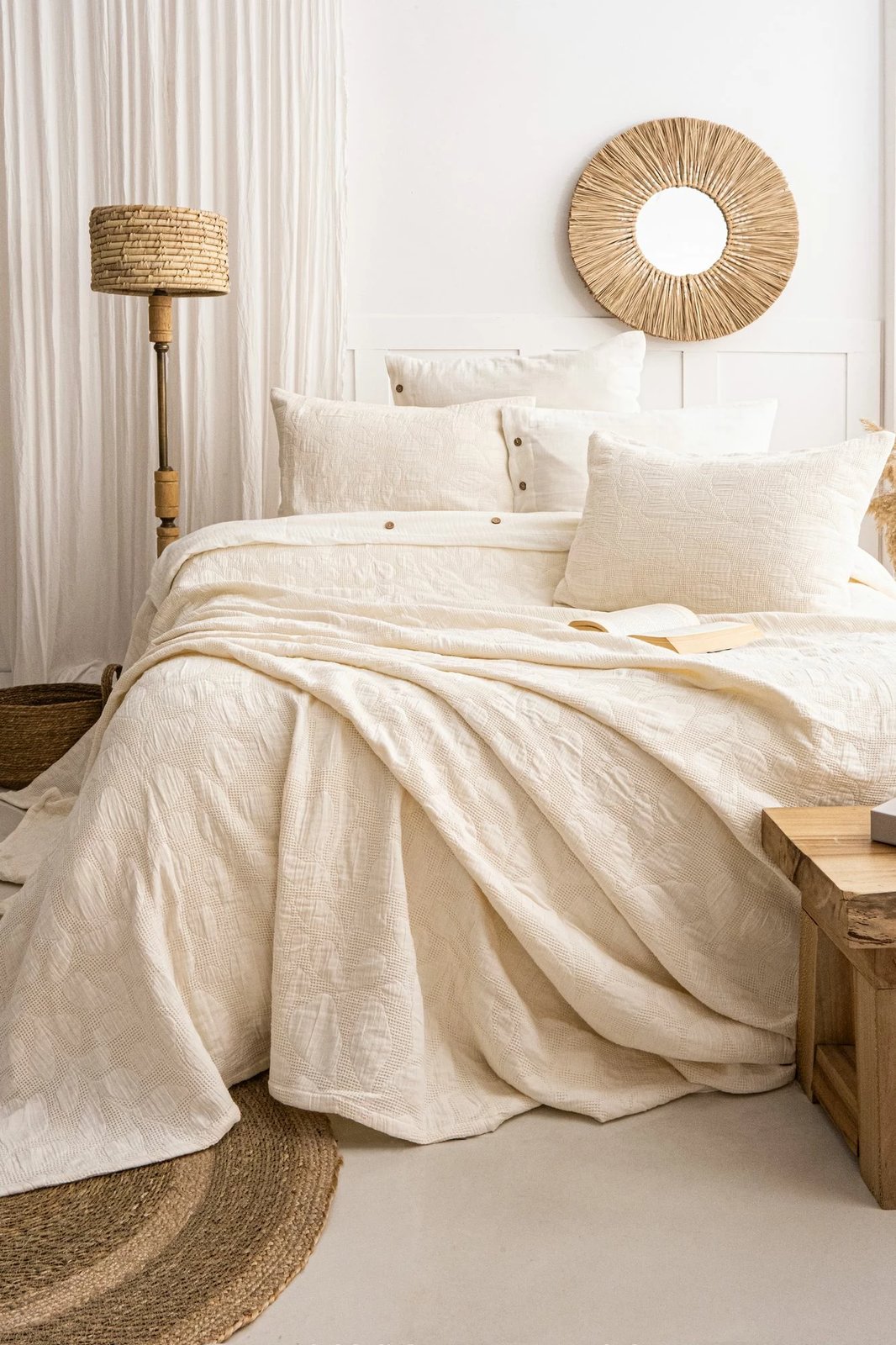 Set mbulesë krevati dopio, Bambi, krem, L'essentiel