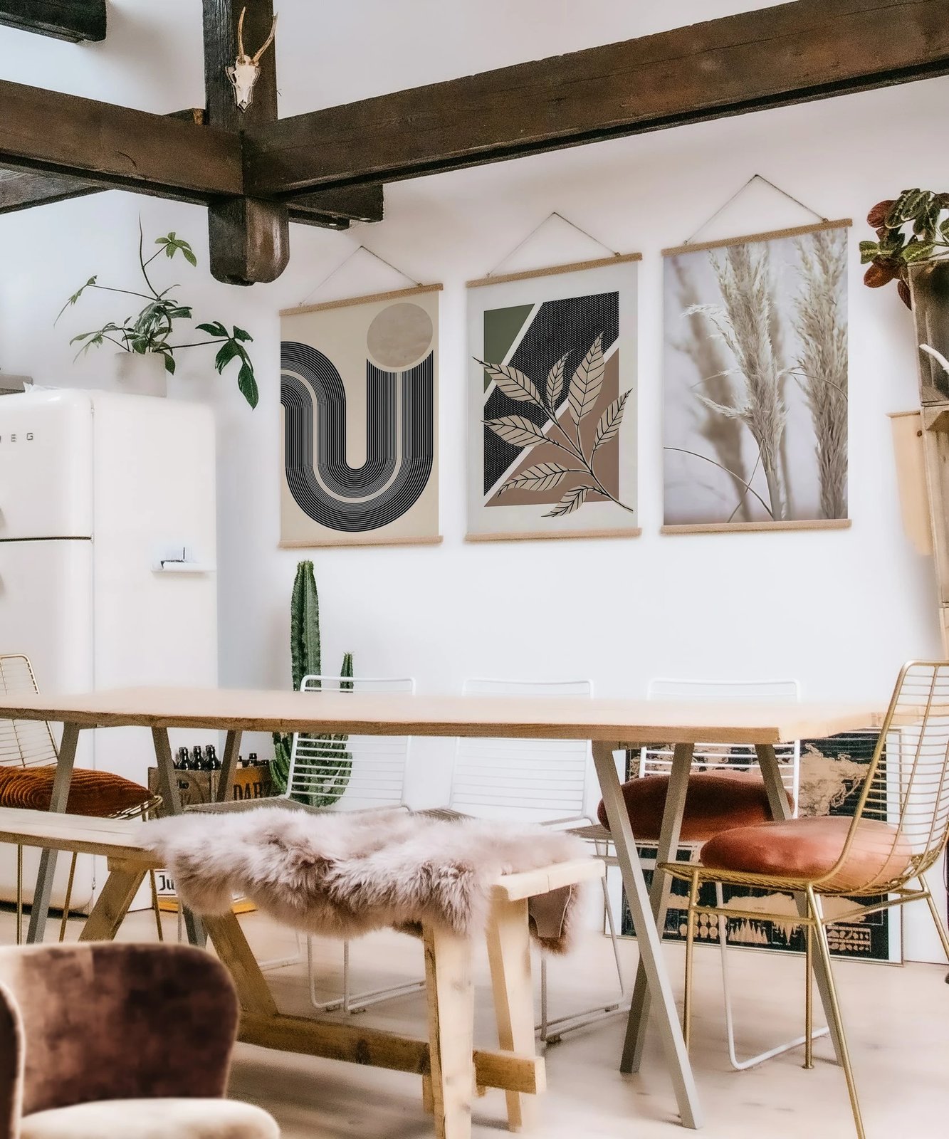 Pikturë dekorative me kornizë (3 copë), Wallity, SRG05