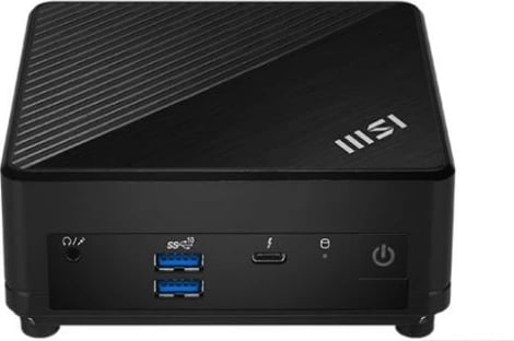 Mini PC, MSI, Cubi 5 12M-479XEU, Intel Core i5-1235U, 8GB RAM, 512GB SSD, Wi‑Fi 6E, Thunderbolt 4, pa sistem operativ, e zezë