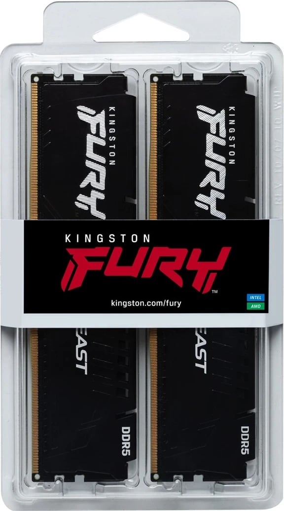 RAM Memorie Kingston Technology FURY Beast, 32GB DDR5, 5600Mhz, CL40