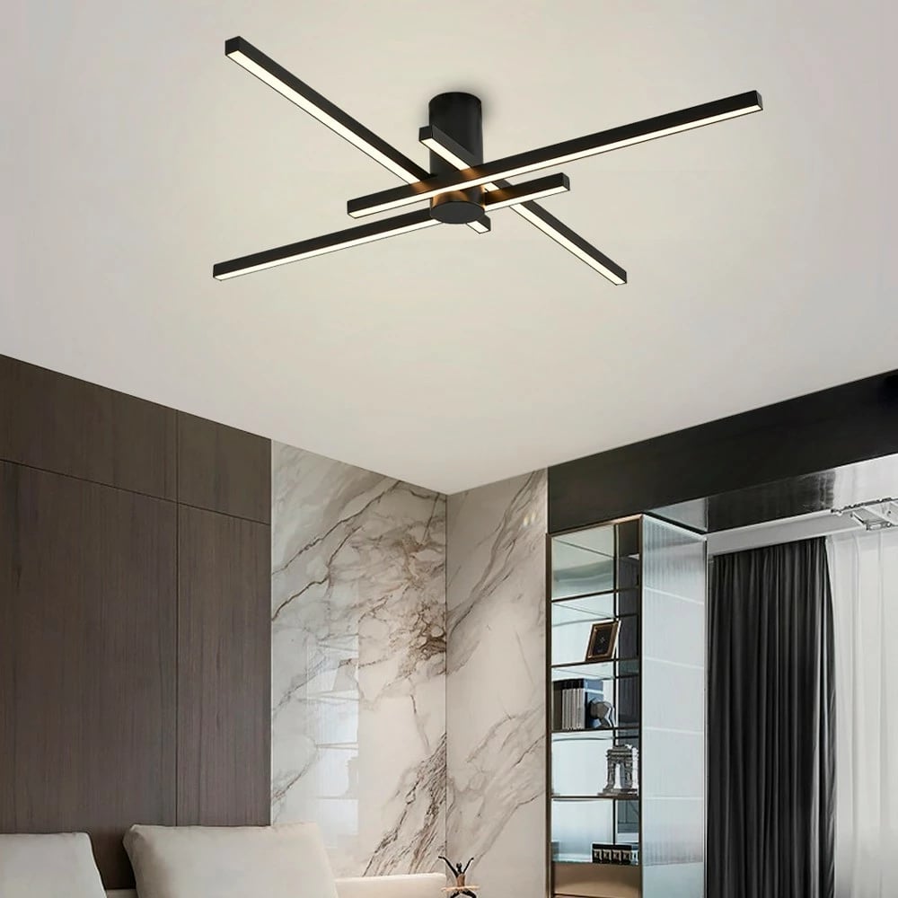 Llambë tavani moderne, Opviq Krakow - C1292, e zezë