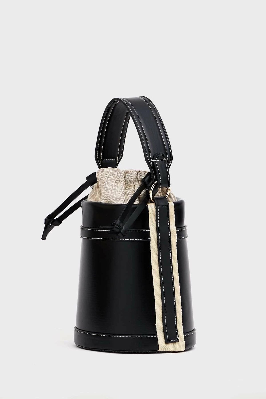 Çantë dore Zoozie, PU lëkurë, e zezë, MK1020225SAG10-01