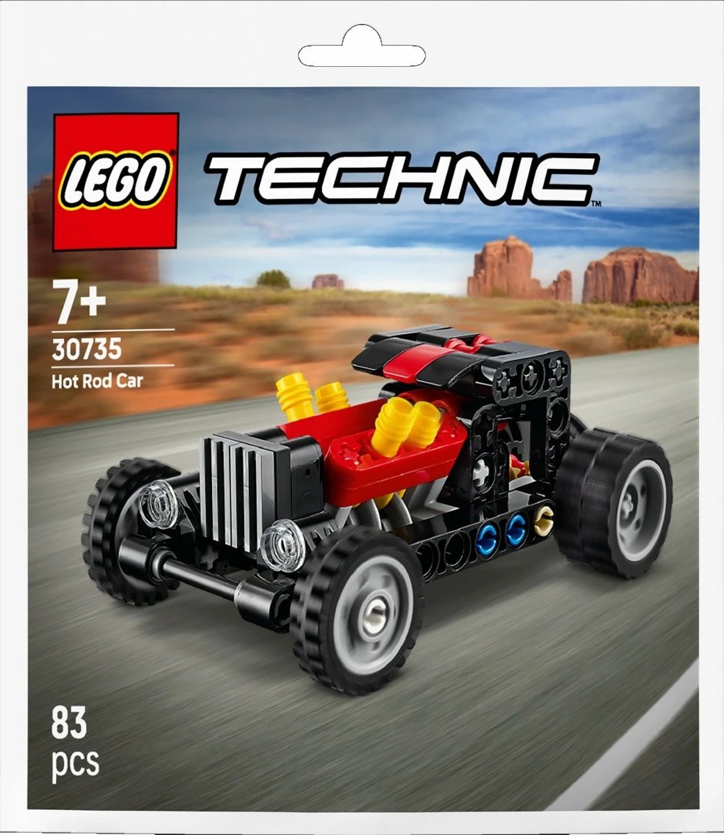 Set ndërtimi LEGO Technic 30735 Hot Rod Car 83 pjesë 7+