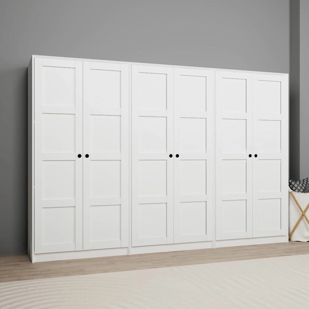 Dollap Skye Decor, i bardhë, Lucas 1600-89, 280x190x60cm