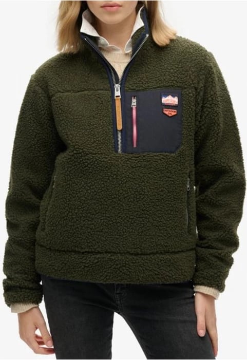 Xhemper femra Superdry, e gjelbër