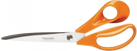 Gërshërë rrobaqepësie Fiskars 1005151, 25 cm, portokalli