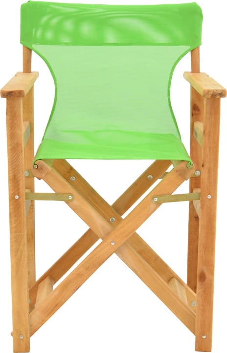 Karrige regjisori ngjyrë natyrale, dru ahu, pëlhurë jeshile