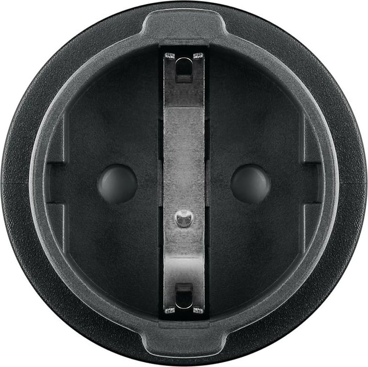 Adapter prizash UNOLD Goobay, Type F në Type G (UK), 250V, 5A, i zi