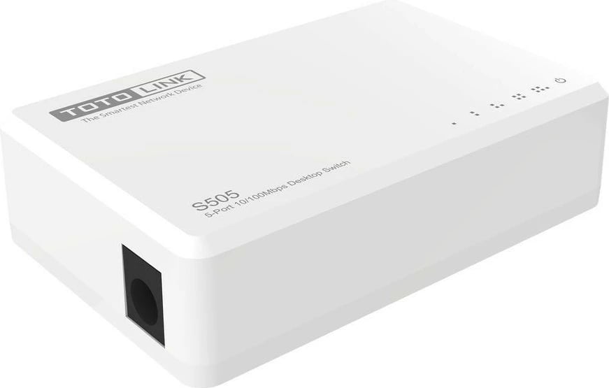 Switch Totolink S505-V5, 5 porta, 10/100 Mbps, i bardhë