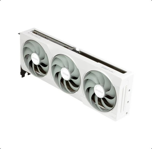 Kartelë grafike SPARKLE Intel Arc B580 TITAN OC, 12 GB GDDR6, E bardhë