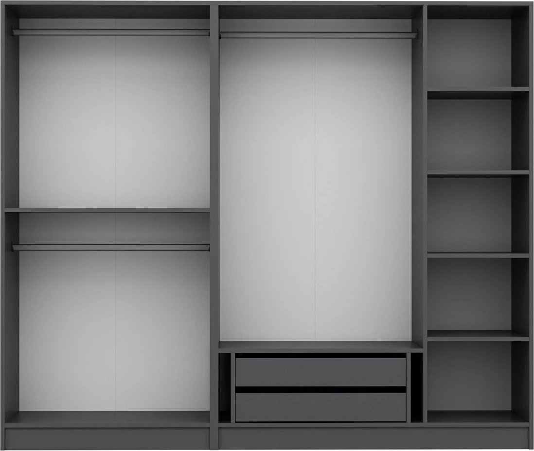 Dollap Skye Decor, Kale 210, ngjyrë antracit, v2