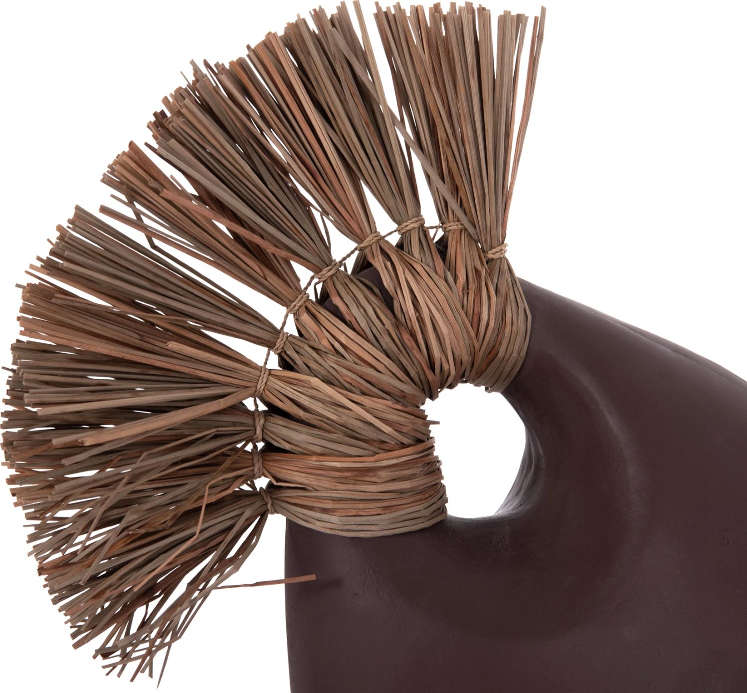 Vazo dekorative tavoline ALICA2, terrakotë, ngjyrë çokollate, bar i thatë, 44x18x50cm Vazo dekorative tavoline ALICA2, terrakotë, ngjyrë çokollate, bar i thatë, 44x18x50cm