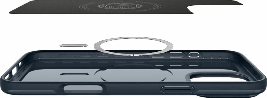 Mbështjellës Spigen Thin Fit MagSafe për iPhone 16 Pro, Gri e errët