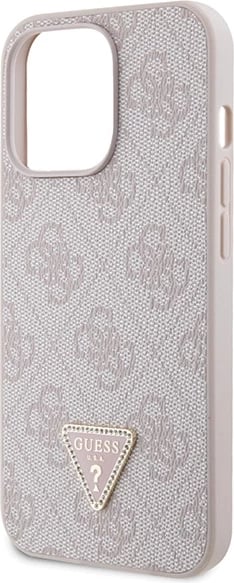 Mbështjellës Guess GUHCP13LP4TDSCPP për iPhone 13 Pro/13, Crossbody 4G Metal Logo, Rozë