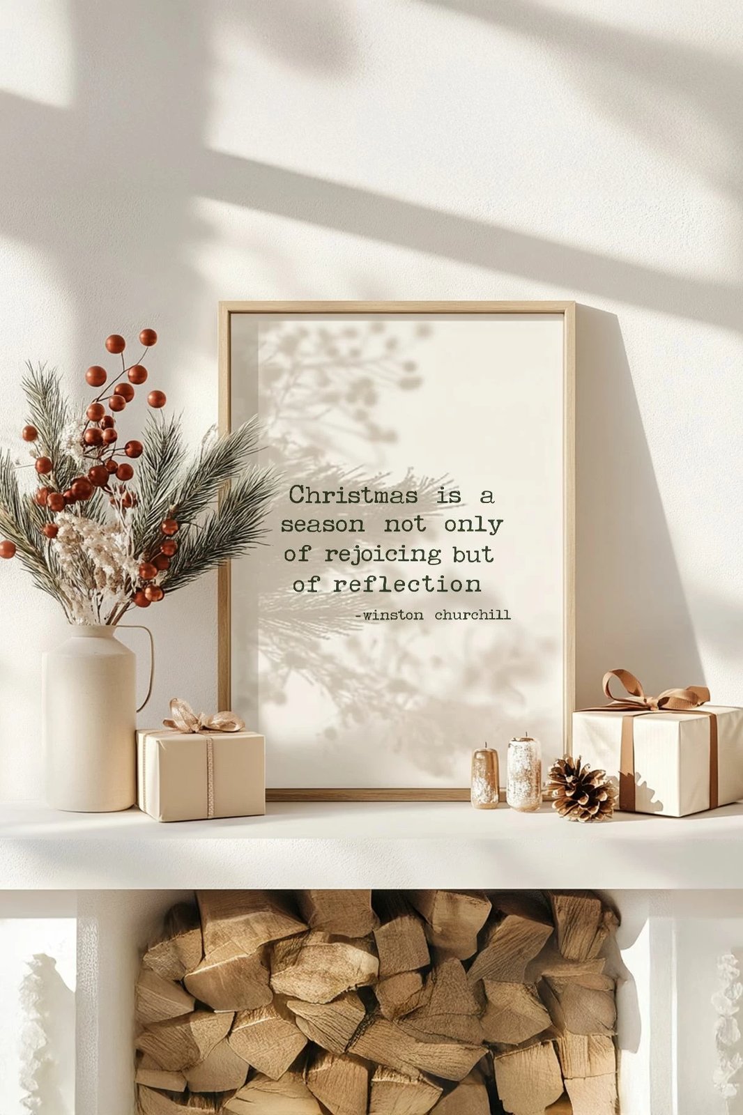 Pikturë dekorative me kornizë, shumëngjyrëshe, Wallity, Nwyearsngmdl40