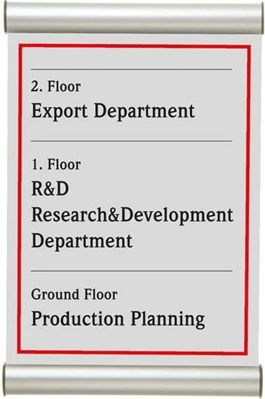 Sistem vendosjeje shenjash M&T 29.7x21cm