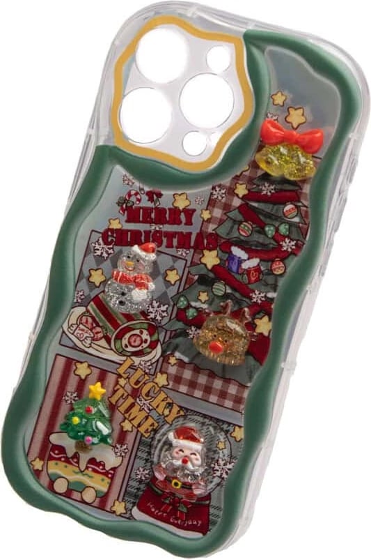 Fotroll për telefon IP13PRO TECH TIME Christmas Edition Deep Green (IP15PLUS)