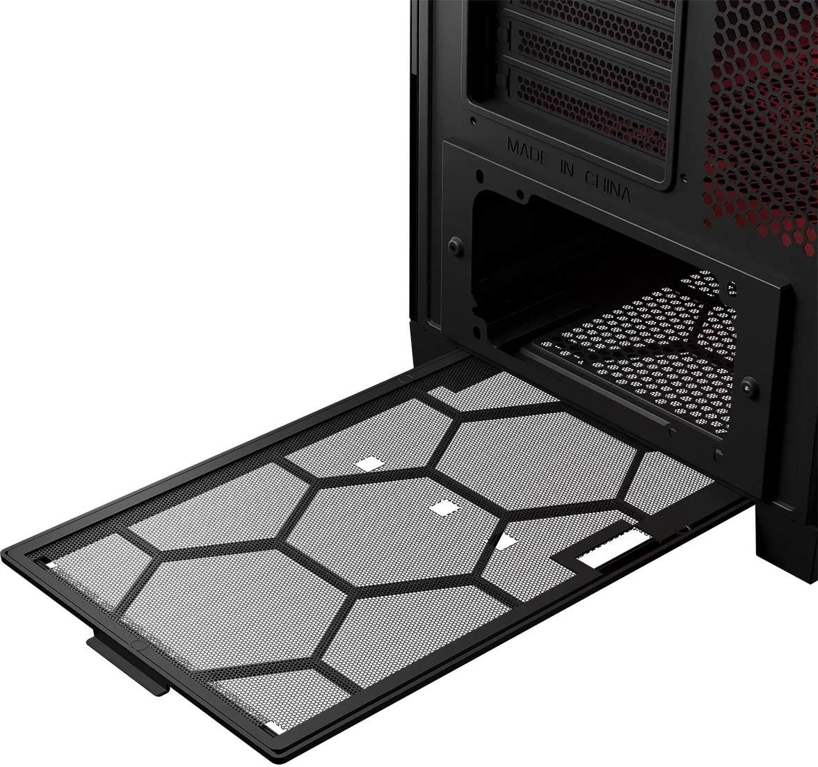 Kasë, MODECOM Volcano Expanse S Apex ARGB (AT-EXPANSE-SG-10-000000-0002), Midi Tower ATX, 4x140mm ARGB, panel xhami i temperuar, USB-C, e zezë